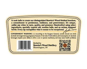 BWD Bourbon Whiskey Finished with FRENCH OAK Balls